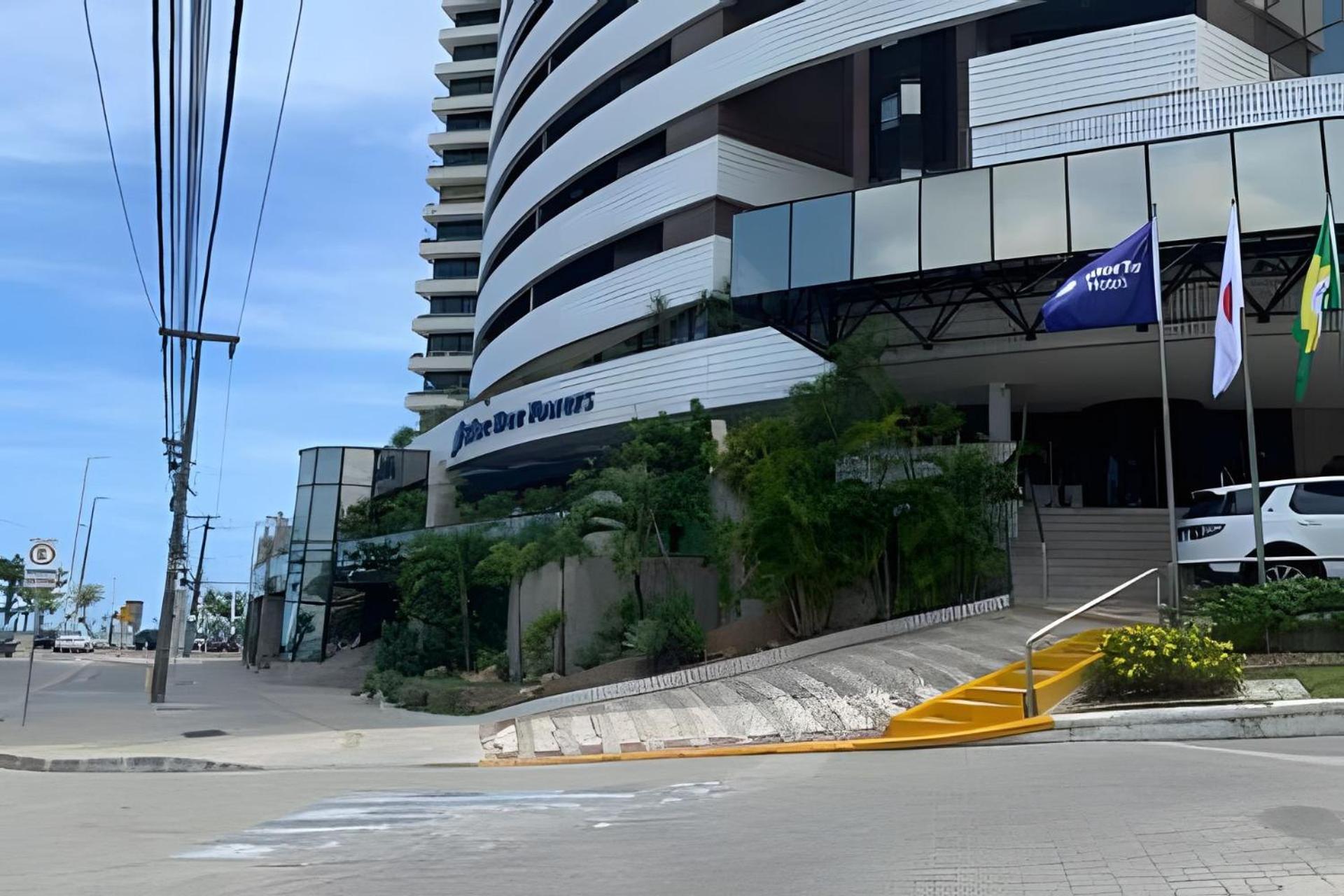 Апартаменты Hosts Br - Flat Frente Mar Na Beira Mar Форталеза Экстерьер фото