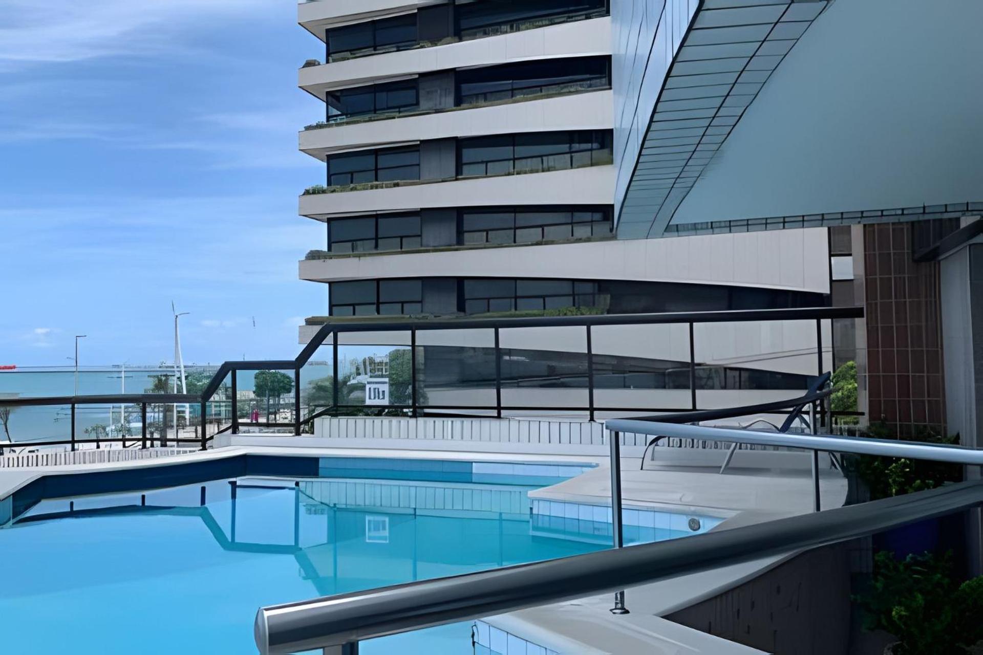 Апартаменты Hosts Br - Flat Frente Mar Na Beira Mar Форталеза Экстерьер фото